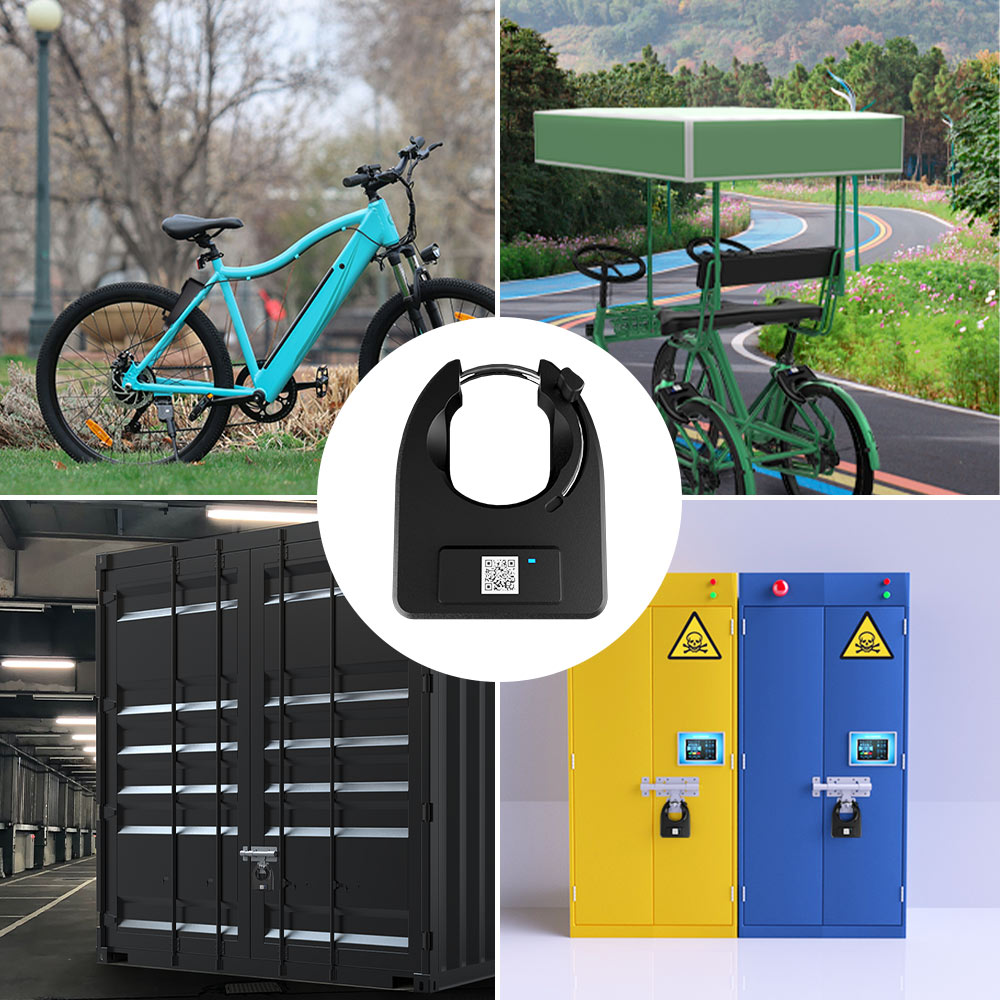 內(nèi)置GPS智能自行車(chē)鎖，提供電動(dòng)自行車(chē)的共享租賃服務(wù)